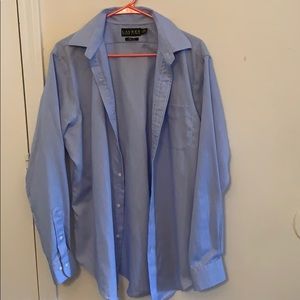 Blue Long Sleeve Button down